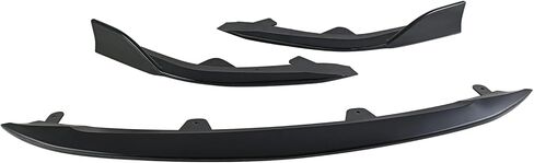 IKON MOTORSPORTS Front Bumper Lip, Compatible with 2022-2025 Toyota Corolla E210 Hatchback 5Dr, Unpainted Black ABS Plastic Air Dam Chin Spoiler Protector Splitter 3PCS in Kuwait