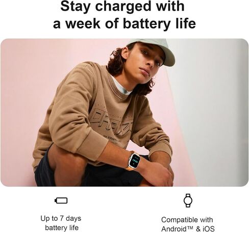 Fila Smart Watch for Men Women ، 1.43 '' AMOLED Fitness Tracker مع معدل ضربات القلب/مراقبة النوم ، 130+ أوضاع رياضية ، متعقب النشاط ، عداد الخطى لنظام Android iOS in Kuwait