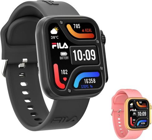 Fila Smart Watch for Men Women ، 1.43 '' AMOLED Fitness Tracker مع معدل ضربات القلب/مراقبة النوم ، 130+ أوضاع رياضية ، متعقب النشاط ، عداد الخطى لنظام Android iOS in Kuwait