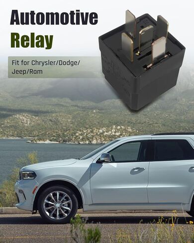 04727370AA 50732 12VDC 5Pins Automotive Relay Fit for Chrysler Dodge Jeep Ram, Replacement 5081 B3, V4-1C-12V, 4Pcs in Saudi Arabia