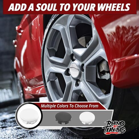 RTrhinotuning 4 PCS 62mm Wheel Center Caps Compatible with 2018-2022 Accord 4 Door Sedan Sport 19" Rims 44732-TVA-A21, OD: 2.44"(62 mm) ID: 2.21"(56.2 mm) Glossy Black Hub Caps in Saudi Arabia