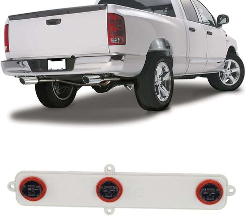 لوحة دائرة الذيل ضوء دائرة 2003 2004 2005 2006 Dodge RAM 1500 2500 3500 - FITS DRAVER OR SARDER Side Tail Light - استبدل Dodge RAM Pickup Truck Light Mostnector Plate in Saudi Arabia