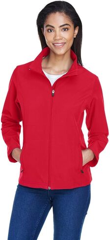 Team 365 Ladies' Leader Soft Shell Jacket S SPORT RED in Kuwait
