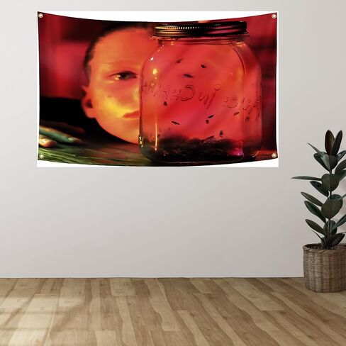 Jar Of Flies in Chains Tapestry 3x5Ft Wall Art banner for Wall Room Bedroom Decor in Saudi Arabia
