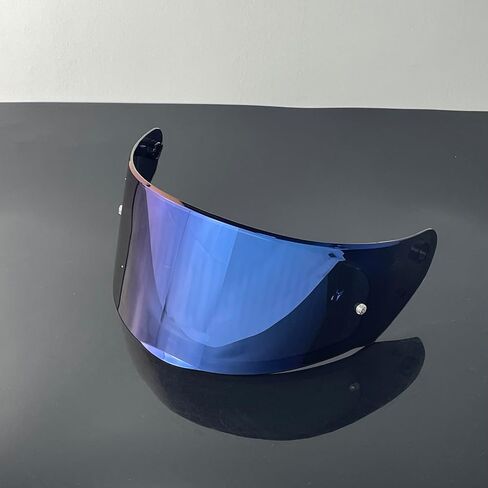 Shield for LS2 ، FF320 Assault ، Stream ، Rapid ، Storm ، FF328 ، FF353 ، FF800 Helment Helment Helment Assories (Revo Clear Red For Day Night) in Saudi Arabia