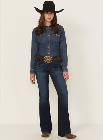 ARIAT Women's Perfect Rise Julianna Trouser Jeans in Saudi Arabia