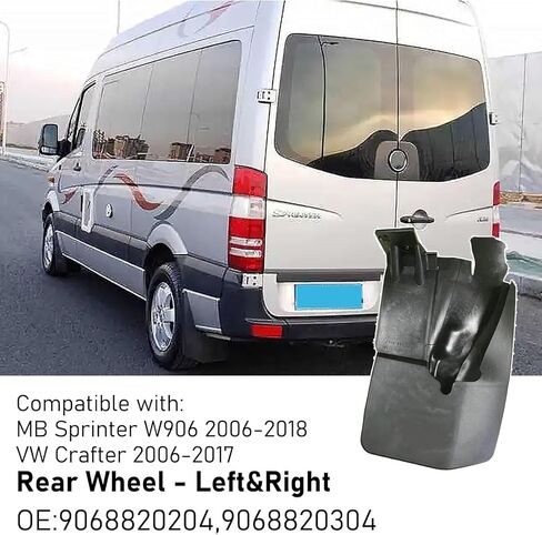 Sprinter Mud Flaps Wheel Fenders Mud Flaps Splash Guards Rear for Mercedes Van Sprinter 906 2006-2018 Crafter 2006-2017 9068820204 9068820304 in Kuwait