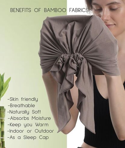 Pre Tied Headwear for Chemo, Hair Loss, Alopecia for Sensitive Scalp, Elasticated with Ties in Saudi Arabia