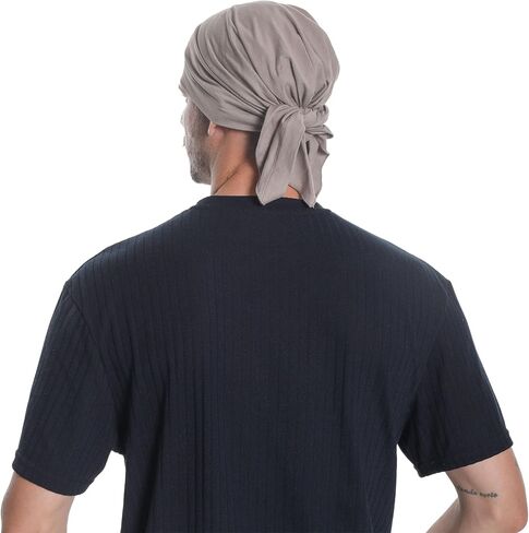 Pre Tied Headwear for Chemo, Hair Loss, Alopecia for Sensitive Scalp, Elasticated with Ties in Saudi Arabia