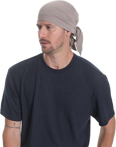 Pre Tied Headwear for Chemo, Hair Loss, Alopecia for Sensitive Scalp, Elasticated with Ties in Saudi Arabia
