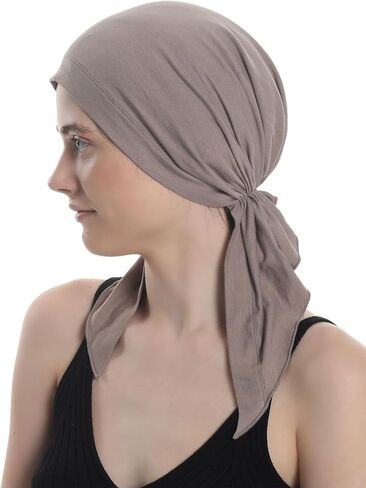 Pre Tied Headwear for Chemo, Hair Loss, Alopecia for Sensitive Scalp, Elasticated with Ties in Saudi Arabia