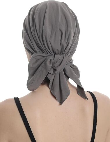 Pre Tied Headwear for Chemo, Hair Loss, Alopecia for Sensitive Scalp, Elasticated with Ties in Saudi Arabia