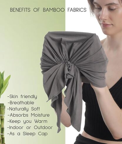 Pre Tied Headwear for Chemo, Hair Loss, Alopecia for Sensitive Scalp, Elasticated with Ties in Saudi Arabia