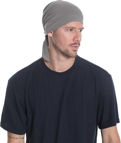 Pre Tied Headwear for Chemo, Hair Loss, Alopecia for Sensitive Scalp, Elasticated with Ties in Saudi Arabia