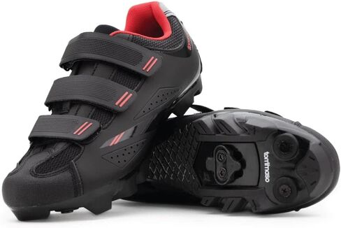 Tommaso Women's SPD Cycling Shoes – for Mountain Biking and Outdoor Walkable Comfort – Compatible with SPD Cleats – Pre-Installed Cleats Included in Kuwait