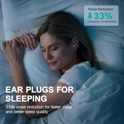 Ear Plugs for Sleeping,Silicone Ear Plugs for Noise Reduction, Sleep, Work, Study&Focus(Yellow) in Saudi Arabia