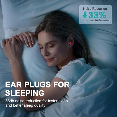 سدادات أذن للنوم، سدادات أذن من السيليكون لتقليل الضوضاء والنوم والعمل والدراسة والتركيز (أصفر) in Kuwait