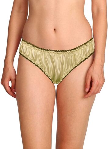 MERISE Womens Sexy Silk Satin Bikini With Different Types Of Color & Lace Combination ! in Kuwait