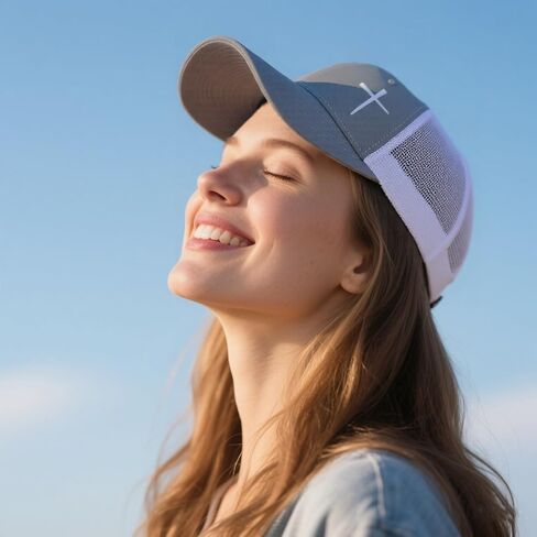 Christian Hats for Men Women, Jesus Cross Trucker Hat Christian Religious Gifts in Kuwait