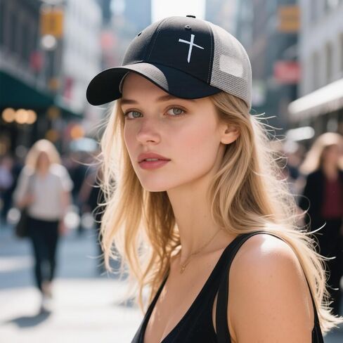 Christian Hats for Men Women, Jesus Cross Trucker Hat Christian Religious Gifts in Kuwait