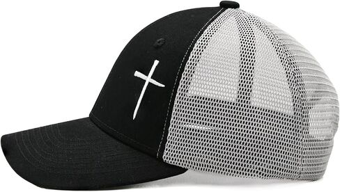 Christian Hats for Men Women, Jesus Cross Trucker Hat Christian Religious Gifts in Kuwait