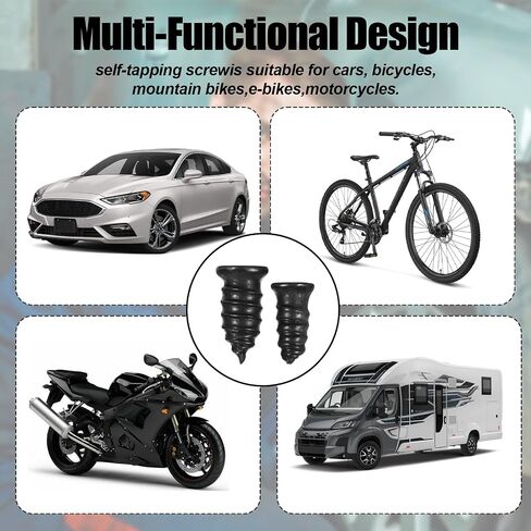60 PCS Tyre Slud Kit ، مجموعة إصلاح الإطارات المسطحة المطاطية لثقبات الإطارات ، مجموعة متينة لإصلاح الإطارات. in Saudi Arabia