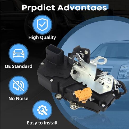 محرك قفل الأبواب الجبهة اليمنى على جانب الركاب متوافق مع 2007-2009 Chevy Silverado ، لعام 2007-2014 كاديلاك إسكاليد ، الضواحي Avalanche Silverado Tahoe GMC Sierra Yukon OEM# 931-304 20783852 in Kuwait