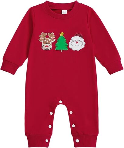 ملابس BemeyourBBs للأطفال حديثي الولادة في الخريف والشتاء بأكمام طويلة، بدلة رومبير لطيفة للرضع من قطعة واحدة in Kuwait