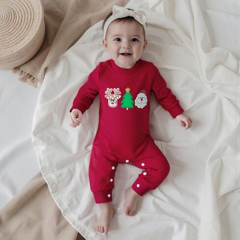 ملابس BemeyourBBs للأطفال حديثي الولادة في الخريف والشتاء بأكمام طويلة، بدلة رومبير لطيفة للرضع من قطعة واحدة in Kuwait