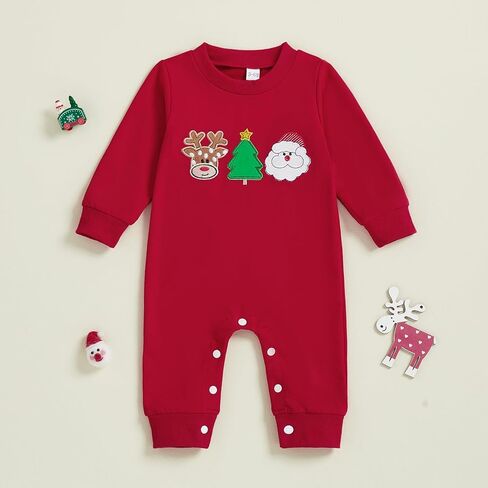 ملابس BemeyourBBs للأطفال حديثي الولادة في الخريف والشتاء بأكمام طويلة، بدلة رومبير لطيفة للرضع من قطعة واحدة in Kuwait