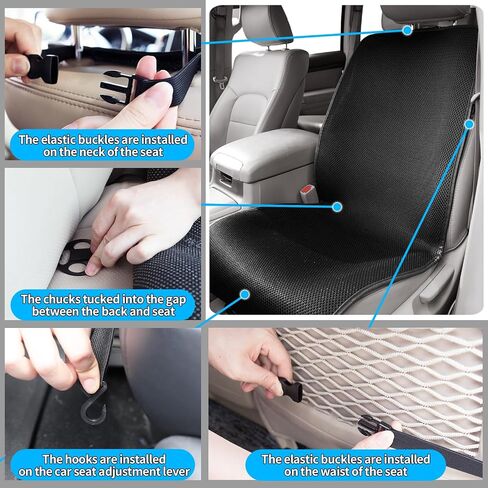 Cool Seat Cushion, Breathable Car Seat Cushion Universal Fit for Most for Auto SUV Truck, Non-Slip Seat Protector (L) in Kuwait