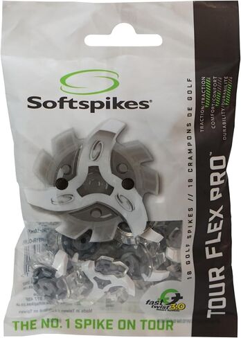 حزمة SoftSpikes Under Armour S3/Tour Flex Pro - عدد 18، فضي/أبيض in Saudi Arabia