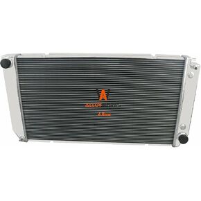 ALLOYWORKS 4 Row Core Aluminum Radiator For 1994-2000 Chevy C1/K 1500 2500 3500 Suburban Tahoe Yukon V8 6.5L V8 Turbo Diesel GMC AT/MT in Saudi Arabia