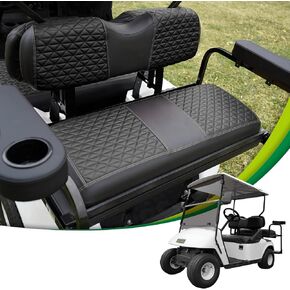 Golf Cart Seat Covers for EZGO TXT 1994-2013, Waterproof & Sun Resistant Marine Grade Vinyl Leather EZGO TXT Golf Cart Seat Cover Replacement, No Stapler Required, Ezgo Golf Cart Accessories in Saudi Arabia