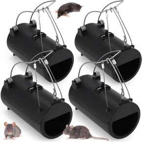 Qualirey 2 Pack Gopher Trap 6.7 Inch Tunnel Mole Traps Outdoor Rodent Rat Bait Box Bait Stations Reusable for Outdoor Yard Garden in Kuwait