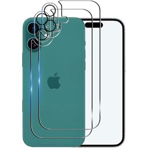 2 Pack for iPhone 16 Pro / 16 Pro Max Camera Lens Protector, Lens No Tempered Glass Aluminum Alloy Edge Frame Protection, Easy to Install, Protective Metal Cover - Black in Saudi Arabia