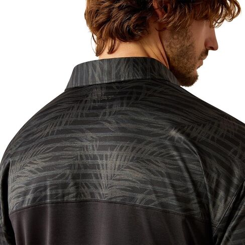 ARIAT Men's Charger 2.0 Color Block Polo in Saudi Arabia