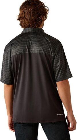 ARIAT Men's Charger 2.0 Color Block Polo in Saudi Arabia
