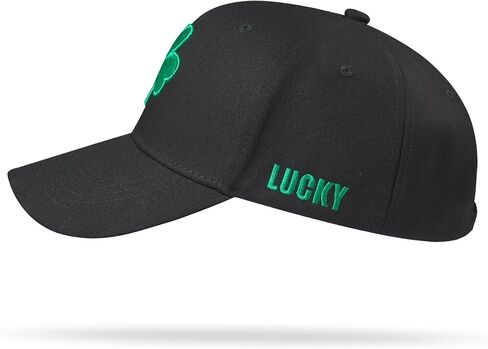 Shamrock Baseball Cap for Men & Women, Lucky Hat, Adjustable Fit, for Irish Clover Accessories, St Patricks Day Hat in Saudi Arabia