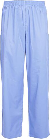 Men's Scrub Pants Full Elastic Waist Cargo Scrub Pant in Kuwait