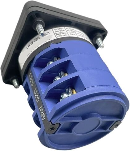 1pc lw26-32/3 3position Rotary Switch 32A 2 Poles Changeover cam Universal Switch 1-0-2 Silver Contact in Saudi Arabia