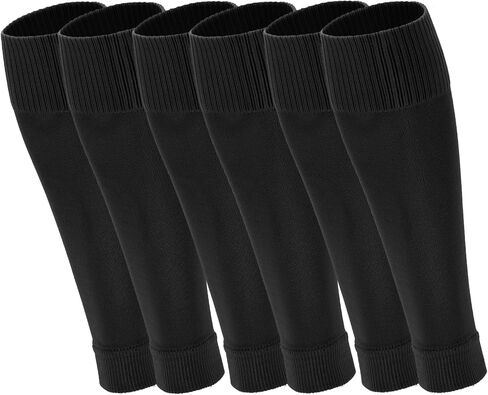 Ultrafun 3 Pairs Leg Sleeves Pre-Cut Soccer Sleeves Compatible with Grip Socks Shin Guards Sleeves for Soccer Football in Kuwait