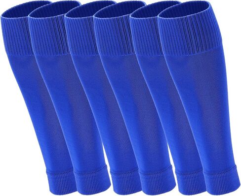 Ultrafun 3 Pairs Leg Sleeves Pre-Cut Soccer Sleeves Compatible with Grip Socks Shin Guards Sleeves for Soccer Football in Kuwait