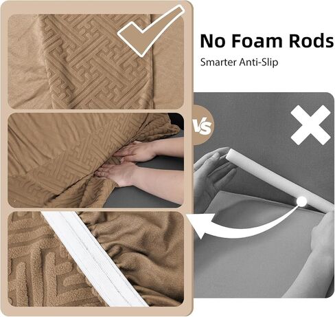 Sectional Couch Covers L Shape Sofa Cover 1 Piece Stretch Corner Couch Covers Non Slip Washable Sofa Slipcovers Soft Fleece Furniture Protector for Dogs Pet（X-Large, Dark Gray） in Kuwait