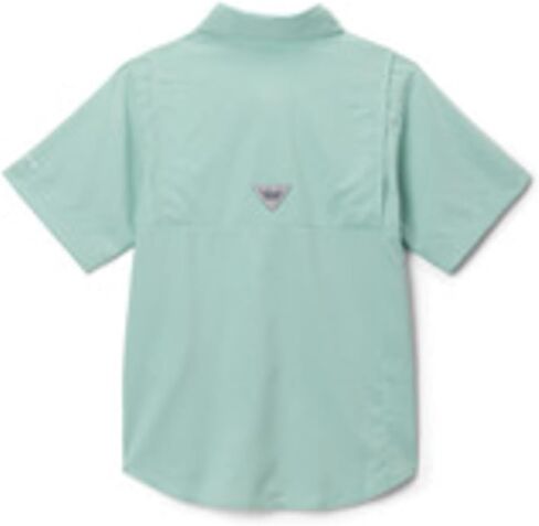 كولومبيا بويز PFG Tamiami Short Sleeve Shirt ، Misty Jade ، كبير in Saudi Arabia