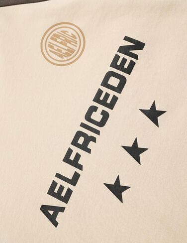 Aelfric Eden Oversized T-Shirt Streetwear Contrast Color Tee Unisex Vintage Racing Tshirts Summer Baggy Tops in Saudi Arabia