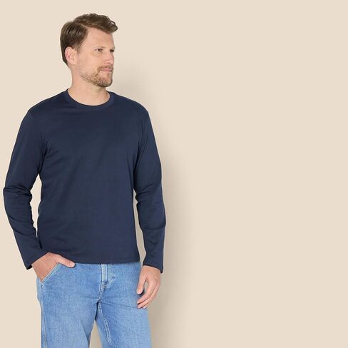 Amazon Essentials Men's Relaxed Fit Long Sleeve T-Shirt in Saudi Arabia