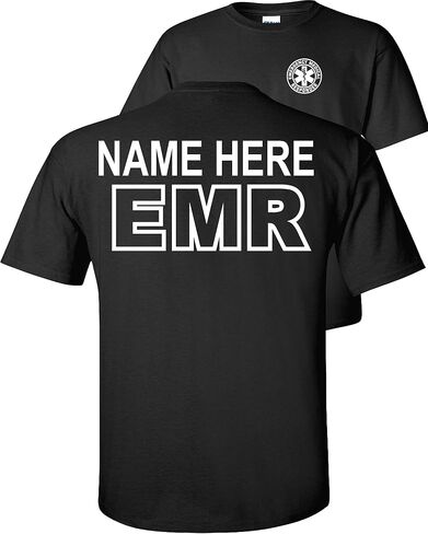 Custom EMR T-Shirt Emergency Medical Responders Personalized in Saudi Arabia