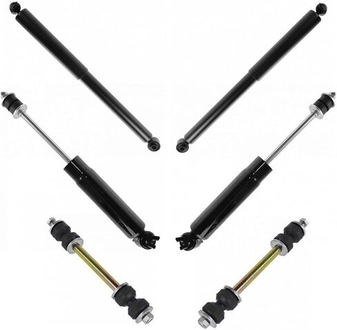 6pc Absorber & Sway Bar End Kit for Chevy for 2500/3500 1996-2002,for GMC for Savana 2500/3500 1996-2002 Front Rear Left Right 6 Piece SBA71170 344273,Confirmed Fitment in Saudi Arabia