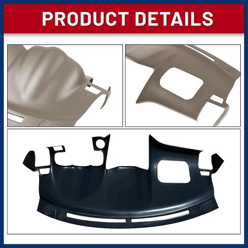 غطاء غلاف DASH مقولبة DASHSKIN متوافق مع 2004-2009 LEXUS RX 330 RX 350 RX 400H في ثقوب مكبر الصوت في خشب الصندل - يشمل أنابيب اثنين من المواد اللاصقة 4.7 أوقية - مصنوعة في الولايات المتحدة الأمريكية in Kuwait